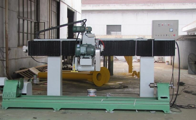 Customized Granite Stone Railings Cutting Machine Marble Pillar Cutting Machine Stone Baluster Profiling Machine