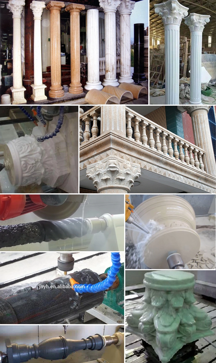 Special for Big and Heavy 5D 4D Stone Sculpture Engraving, Marble CNC Carving Router Machine, Vertical Milling CNC