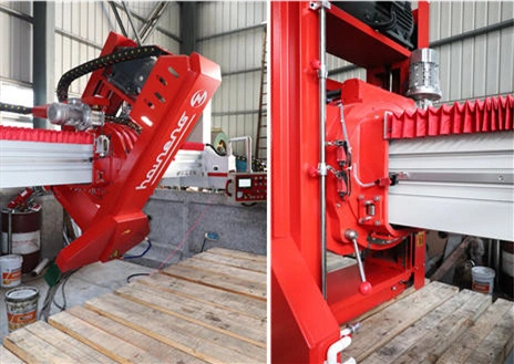 Miter Stone Bridge Saw Granite Stone Cutting Machine Monoblock Miter Bridge Saw Automatic Bridge Saw