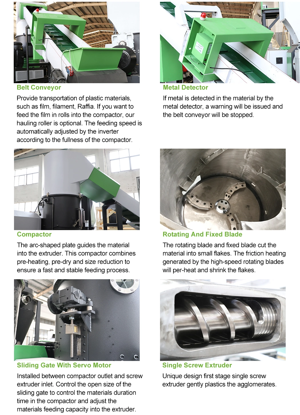 High-Tech Plastic Recycling Machine Biilding Boards