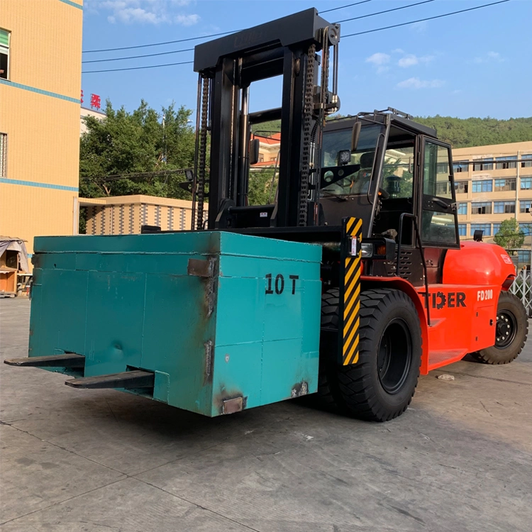 Tder Chinese Heavy Forklift 20 Ton Diesel Forklift Diesel Forklift 20 Ton for Quarry Loading Container