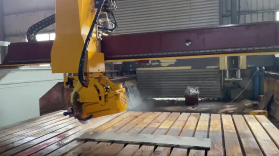 Macchina per il taglio della pietra laser al quarzo e granito per seghe a ponte a 3 assi a infrarossi